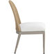 Calandri Greige / Louis Cream Outdoor Dining Chair in Natural / Louis Cream, Set Of 2